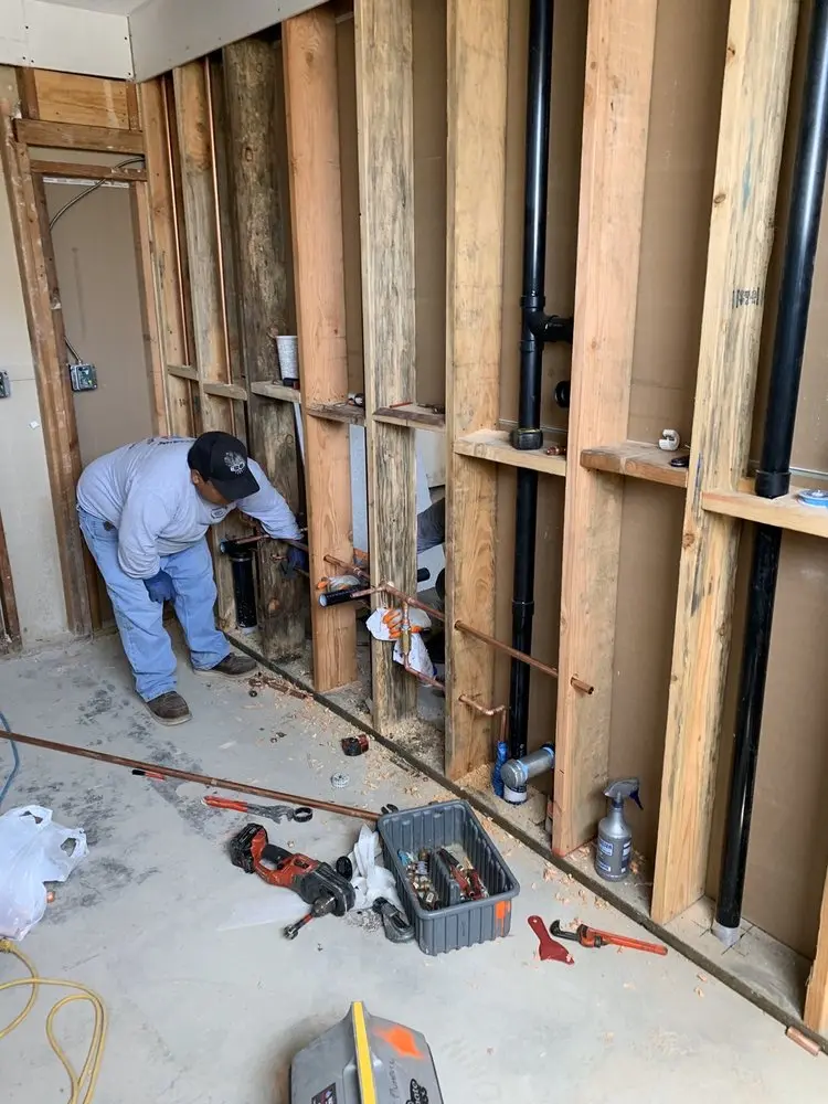 Commercial rough-in plumbing for Gas Line Repair in Southwood Acres